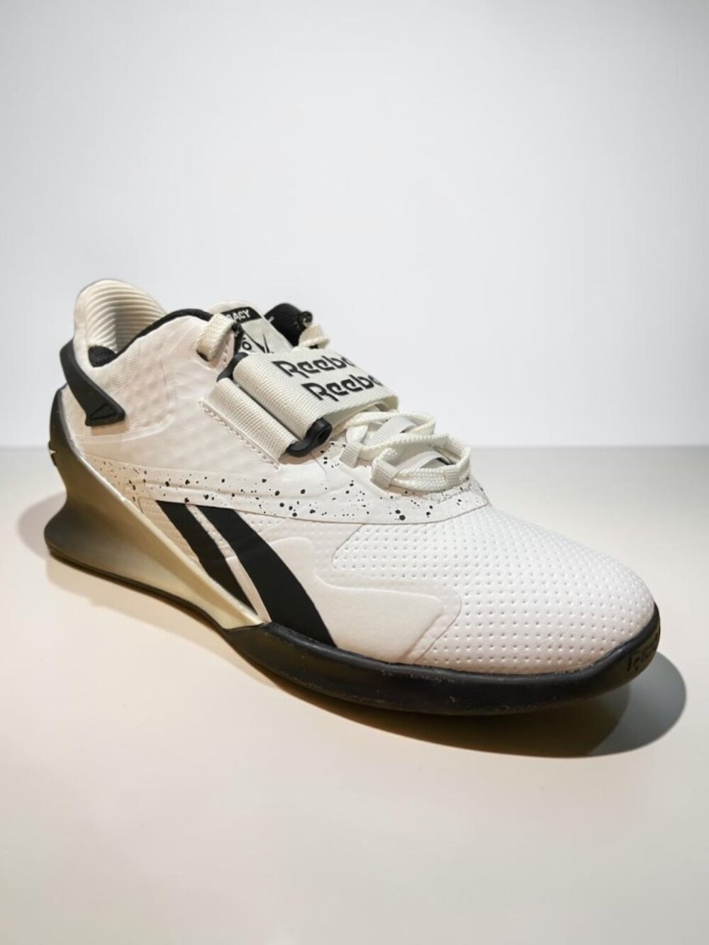 Reebok Legacy Lifter II 2 Womens Weightlifting Shoes Size 6.5 White (Worn 1X)